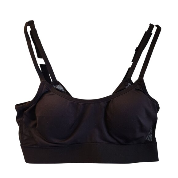 Natori Sports Bra 34B Black Gravity Contour Underwire Back Close High Impact - Picture 1 of 10